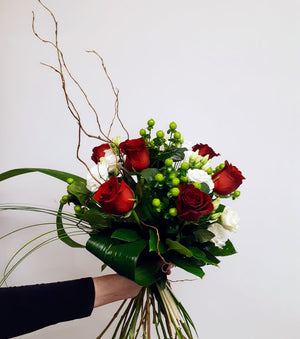 BF029- Bouquet de fleurs "Mon bonheur c'est toi"
